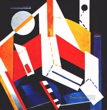 Puramente abstracto Painting - construcción 1923 Alexandra Exter resumen